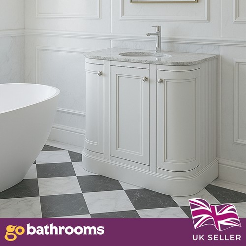 Traditional white 900 vanity - white,