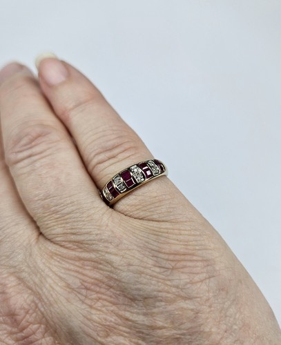 9ct real ruby - and, natural
