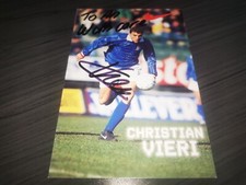 Christian Vieri hand signed