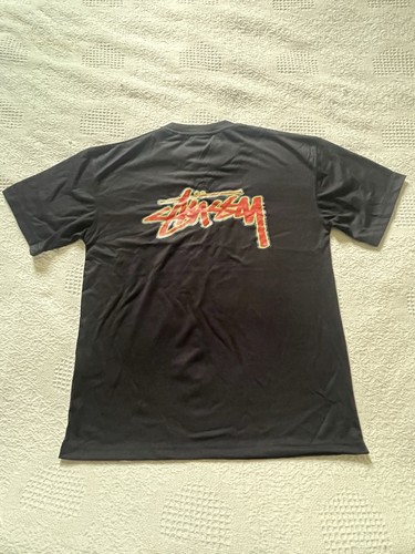 Stussy black shirt red - stussy,