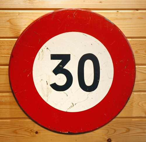 Vintage 50cm french road sign - 50cm,