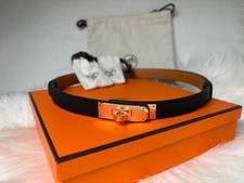 Hermes Kelly 18 Belt Black