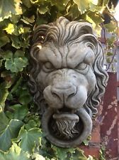 STONE GARDEN LION FACE HEAD