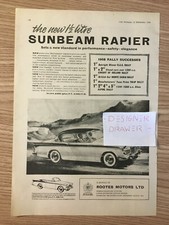 Sunbeam Rapier 1958 Vintage