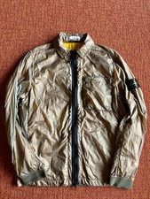 Stone Island Lucid Jacket With Jersey Lining-Green-Sz. M
