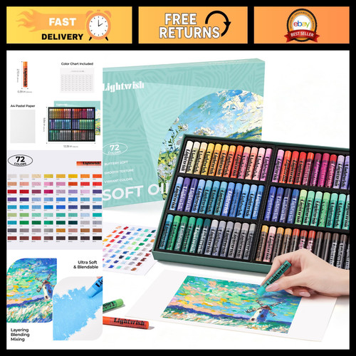 Colors soft oil pastels - 72,