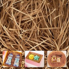 Soft Natural Brown Shredded Paper for Gift Packaging Recyclable Hamper Filler