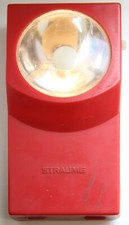 Vintage USSR Russia Red Plastic Flashlight ''STRAUME''