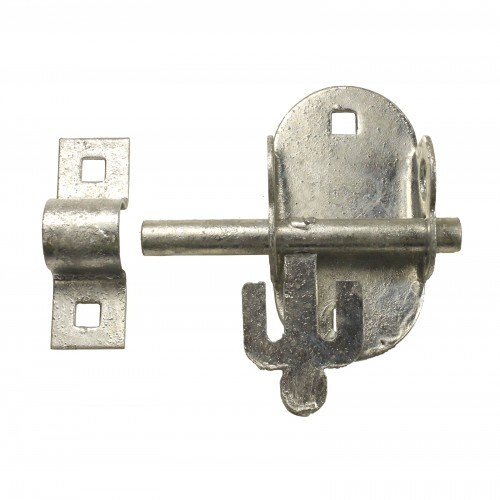 Oval pad bolt bright - pad, 4"