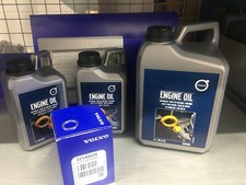 Genuine Volvo 2.0 Diesel Oil Filter & Air Filter  And 6ltrs Engine Oil sump ring