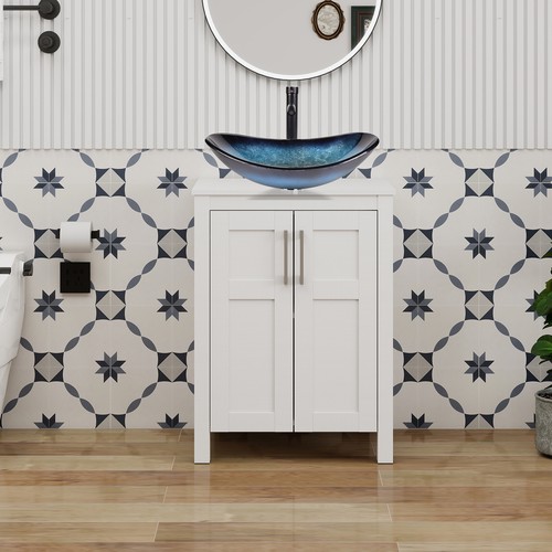 Single bathroom vanity set - 24",