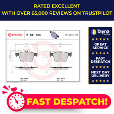 Brake Pads Set fits VW GOLF