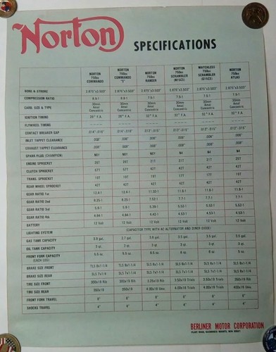 Vintage norton motorcycle - norton,