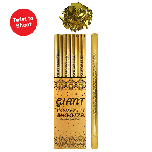 Confetti shooter gold - shooter, paper