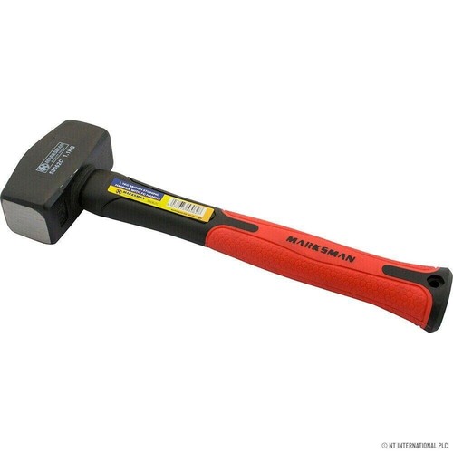 Lump hammer 2lb - 1kg, fibreglass