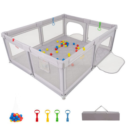 Large baby playpen with - baby, pull