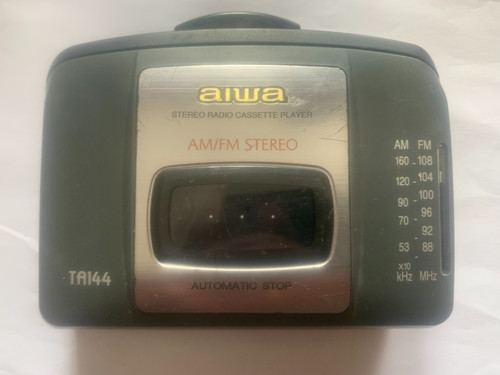 Aiwa ta144 portable tape - aiwa,