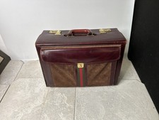 Vintage Brown Leather Wide