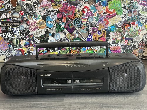 Vintage sharp 284 boombox - sharp, wq-284
