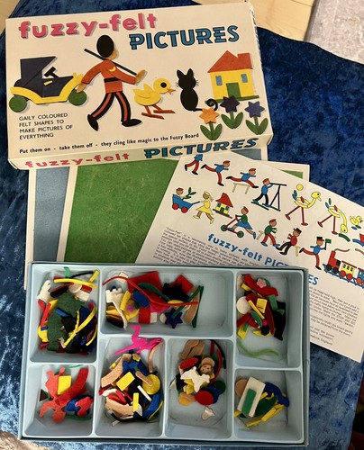 Vintage 1960 fuzzy felt - vintage, fuzzy-felt