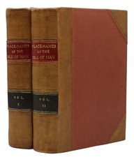 1925-8 DOUGLAS Isle of Man PLACE NAMES Leather Binding MANX HISTORY