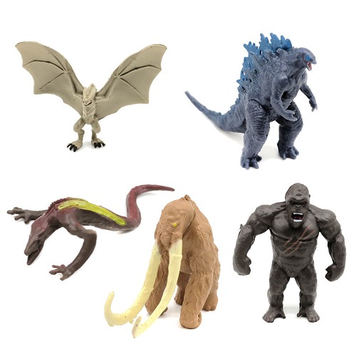 5pcs set godzilla king the - king, of