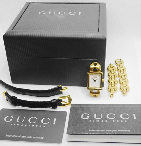 Gucci 1800l change belt gold - gucci,