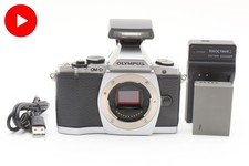 *MINT* Olympus OM-D E-M5 Silver Body Mirrorless Digital Camera w/Flash from JPN