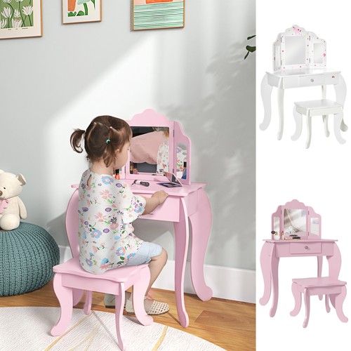 Kids vanity table and chair - vanity,