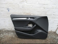 2014 AUDI A3 S-LINE 8V TDI MK3 5DRS HATCH FRONT LEFT SIDE DOOR CARD