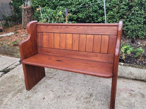 Church pew hall bench - church,