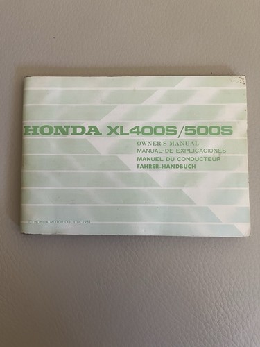 Genuine honda xl400s - honda,