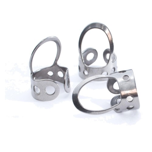 Stainless steel finger picks - steel,