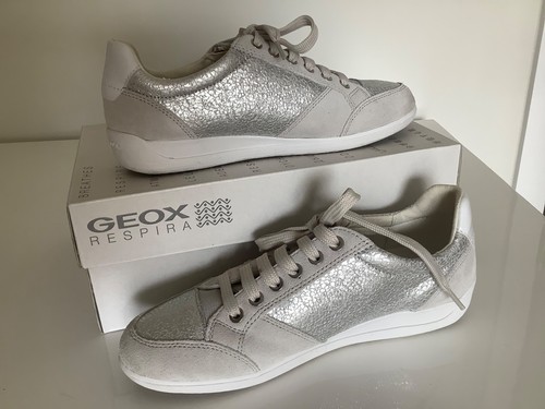 Geox respira silver - respira, white