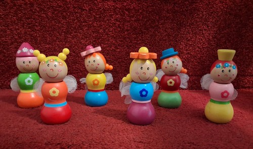 Wooden gairy bigjigs skittles - gairy,