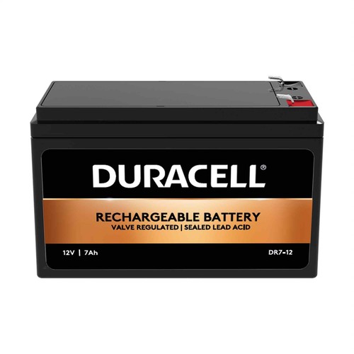 Duracell battery 12v 7ah vrla - battery,