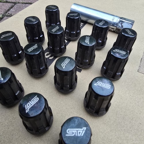 Genuine sti wheel nuts bolts - genuine,