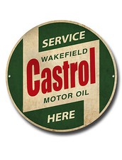 CASTROL SERVICE HERE 11" HIGH