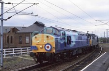 35mm Railway Slide of Class 37 37047 @ York Copyright to Buyer