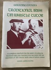 Geraldine Cotter's Traditional Irish Tin Whistle Tutor + Flexidiscs Ossian Cork