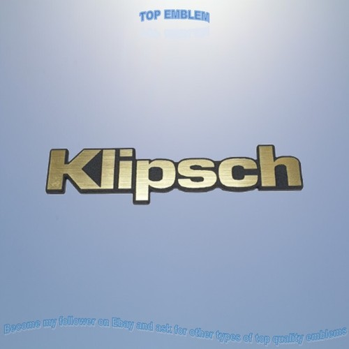 Klipsch emblem brusch badge - emblem,