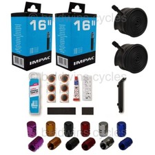 PAIR 16 x 2.0 Bike Inner Tubes