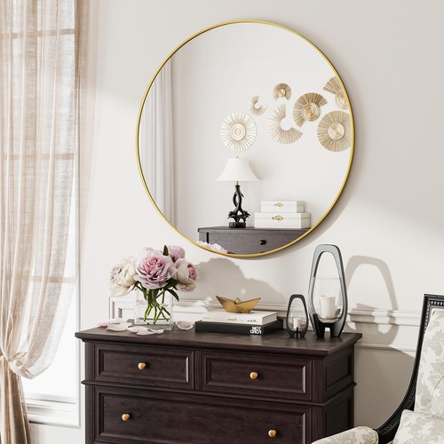 Round wall mirror - round,