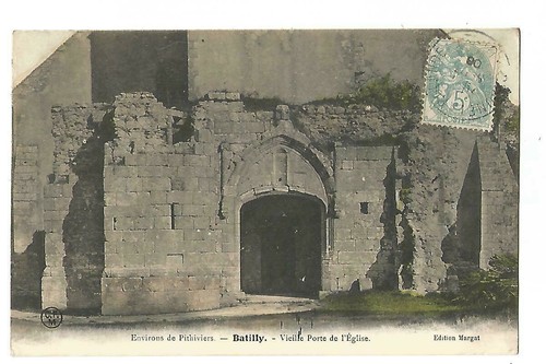 Batilly old church door - 45,