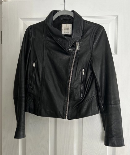 Mango sheep leather biker - leather,
