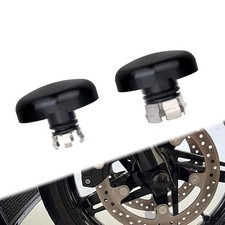 2x Front Axle Nut Caps Cover For Harley CVO Road Glide ST FLTRXSTSE 2024 2025