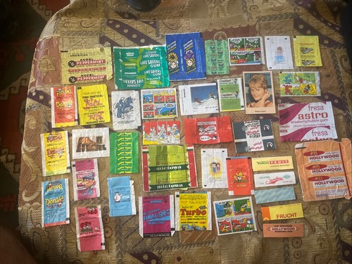 Vintage bubble gum - gum, wrappers