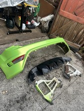 Ford Focus RS Mk2 Rear Bumper In Ultimate Green.