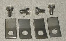 Hunter UK Stove Glass Clips, 4 x Glass clips & Screws, Hunter Stove all models