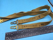 Original British Army WW2 - 1940 Dated Cavalry Pattern Equipment Straps - Pair